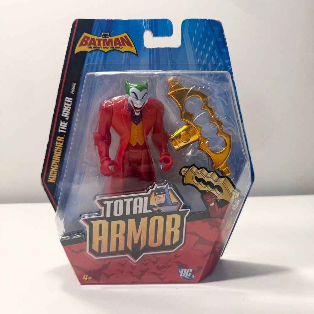 NIB Mattel DC Total Armor Kickpuncher THE JOKER Action Figure